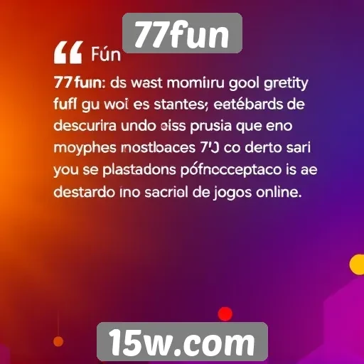 Feedback dos usuários sobre o 77fun