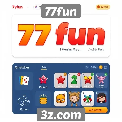 Interface do usuário no 77fun é intuitiva e acessível